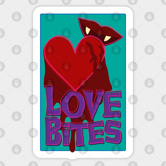 Love Bites Sticker by Tatiyanawolf